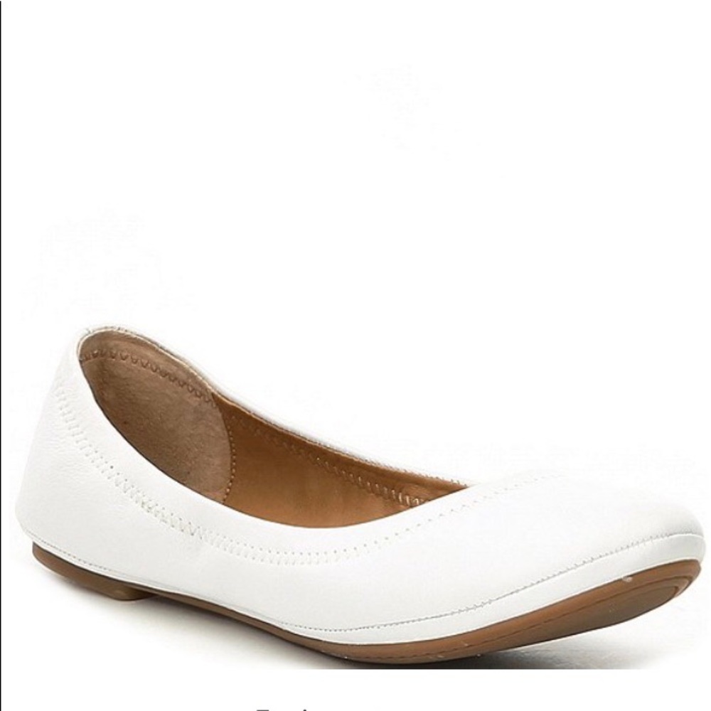 Lucky Brand Emmie White Ballet Flats 8